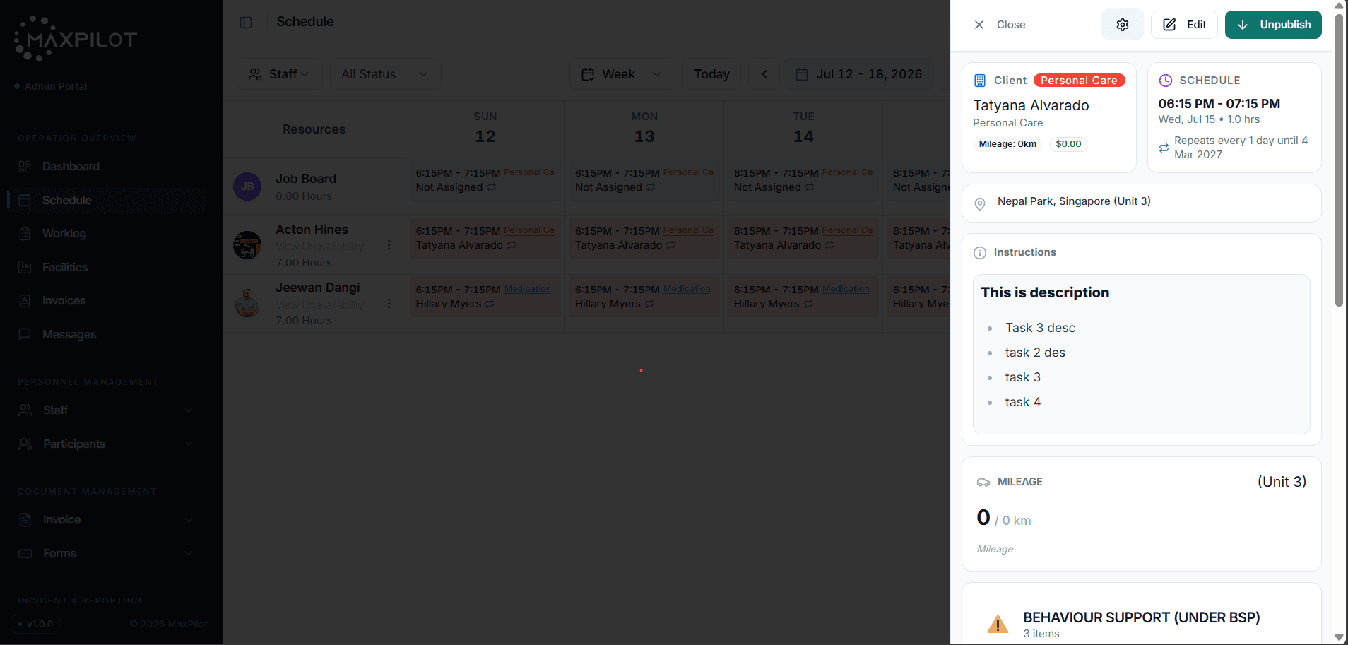 MaxPilot screenshot