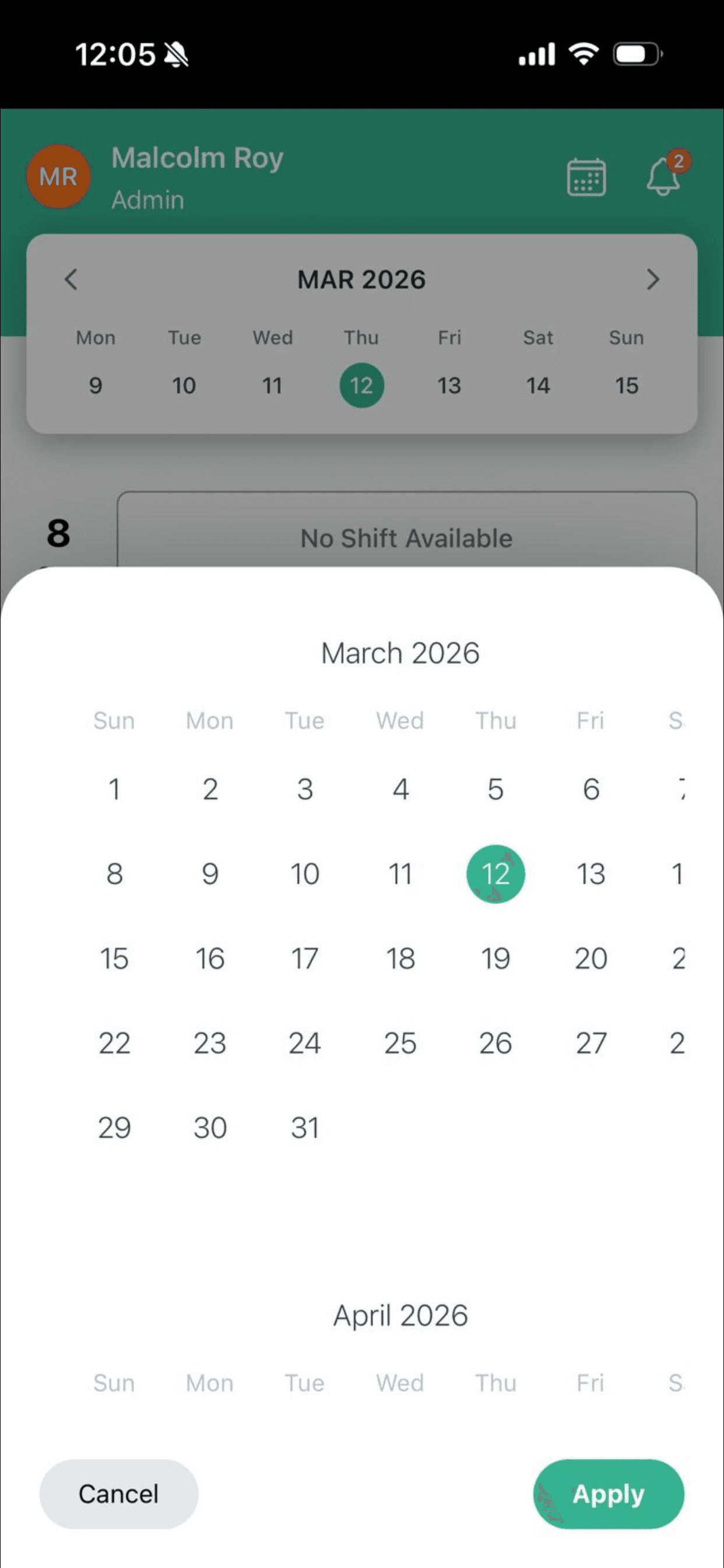 MaxPilot iOS screenshot