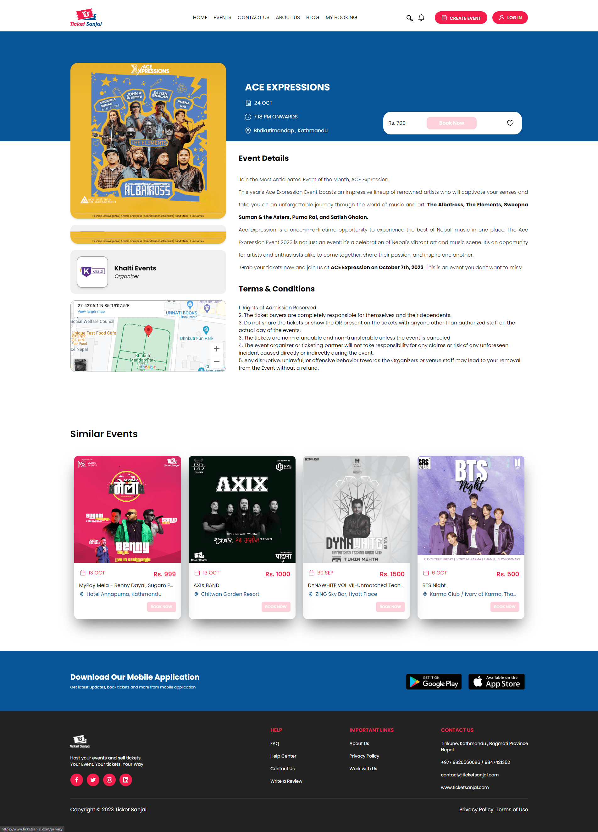 Ticket Sanjal screenshot
