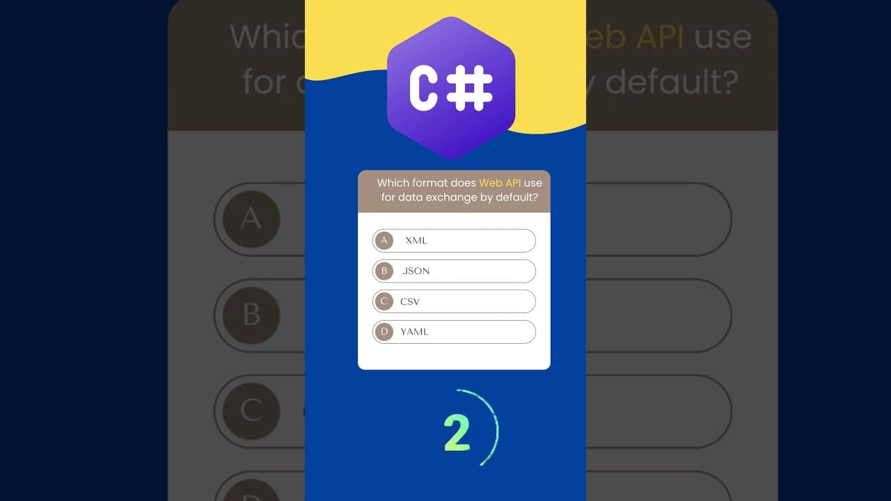 Thumbnail for video: C# Quiz 3 #csharp #dotnet9 #quiz  #webdevelopment #onlinequiz