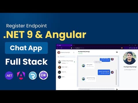 Thumbnail for ASP.NET Core & Angular | Build Register Minimal API