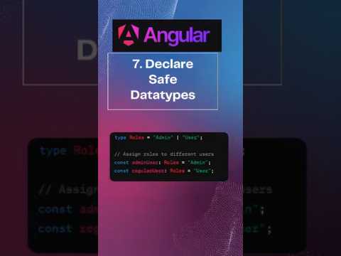 Thumbnail for Angular Best Practices Unveiled! #angular17#programming #coding