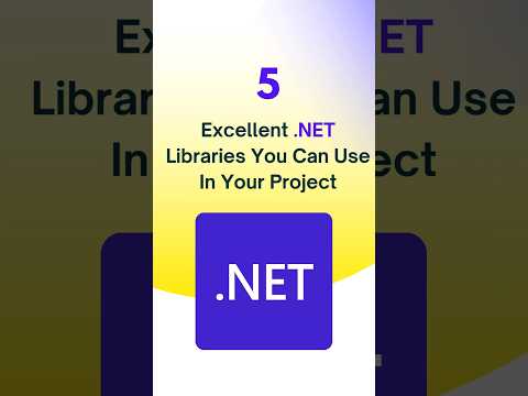 Thumbnail for 5 Excellent .NET Libraries You Can Use In Your Project #NET #DotNetLibraries #Coding