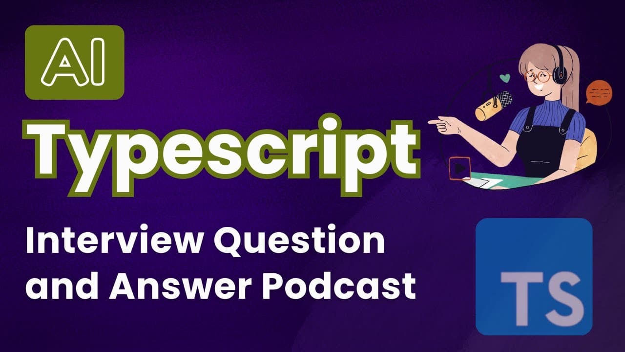 Thumbnail for video: Top TypeScript Interview Q&A (AI-Generated) | Must-Know for Devs