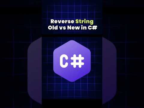Thumbnail for Old vs New String Reverse | C# Quick Demo 🚀
