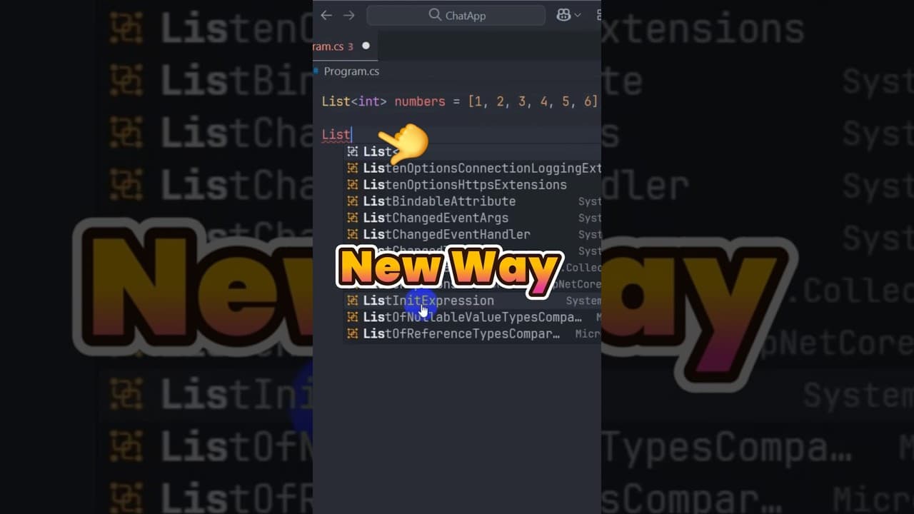 Thumbnail for video: Old C# vs LINQ – Cleaner Code in Seconds! #csharp #coding #cleancode #linq