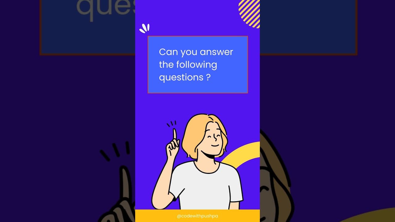 Thumbnail for video: Angular Quiz #angular #programming #coding #ccode #quiz