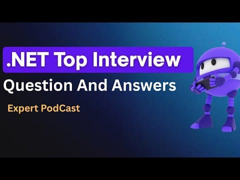 Thumbnail for Crack .NET Interviews: Pro Tips & Top Questions Answered | Podcast Edition