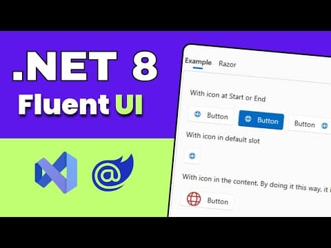 Thumbnail for Step-by-Step Guide to Installing Blazor Fluent UI Template in Visual Studio