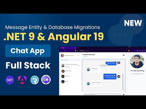 Thumbnail for ASP.NET Core & Angular | Message Entity & Database Migrations Tutorial