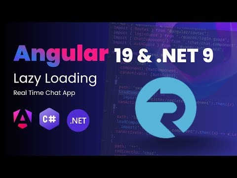 Thumbnail for Build a Full Stack Chat App | Angular + ASP.NET Core Tutorial with Material UI & Lazy Loading