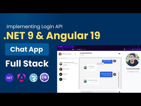 Thumbnail for ASP.NET Core Web API & Angular : Consume Login API