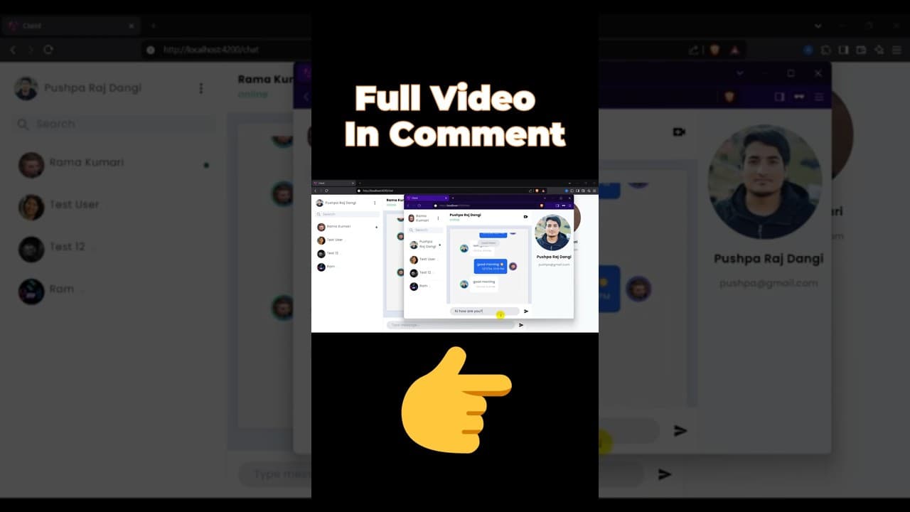 Thumbnail for video: Real time Typing Indicator using Signalr ,NET 9 and Angular 19