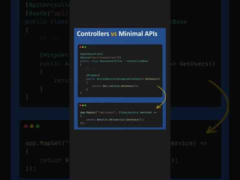 Thumbnail for Controller vs Minimal API .NET 9