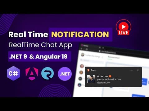 Thumbnail for Real-Time Notifications with .NET 9 SignalR & Angular 19