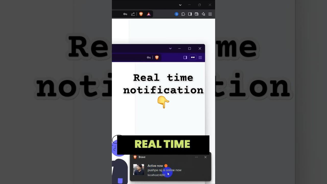 Thumbnail for video: Real time Notification Using Angular 19 and  NET 9 SignalR | Full Stack Real Time Chat App