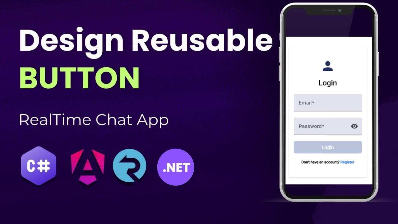 Thumbnail for video: Design Reusable Button in Angular 19 Using Signals | Angular 19 Tutorial