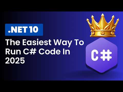 The Easiest Way to Run C# Code in 2025🔥| .NET 10 New Feature #dotnet10