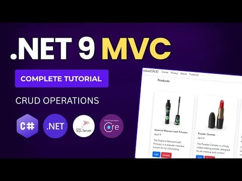Learn ASP.NET Core MVC & EF Core in 1 Hour – Fast Track for Beginners