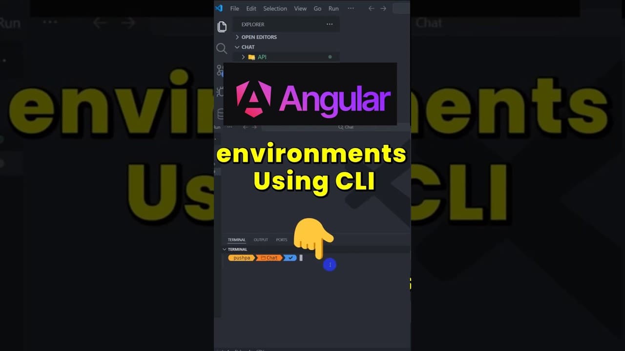 Thumbnail for video: Angular Hack: Instantly Create Environments Like a Pro! #short #angular