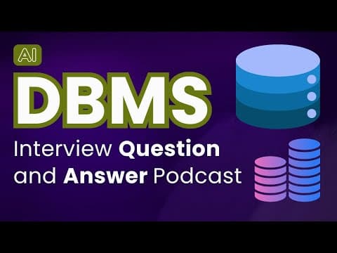 Thumbnail for Top 50 Database Interview Questions (with AI Answers) | Disscussion
