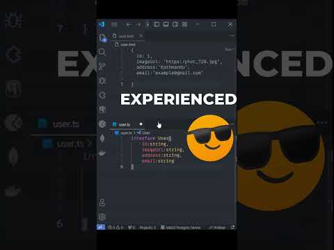 Thumbnail for JSON to TS converter in easy way in vs code