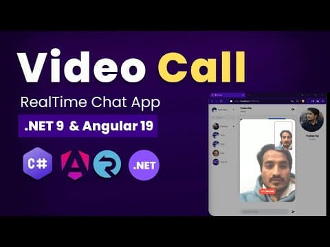 Build a Real-Time VIDEO Calling App with Angular WebRTC, and .NET SignalR | Step-by-Step Guide