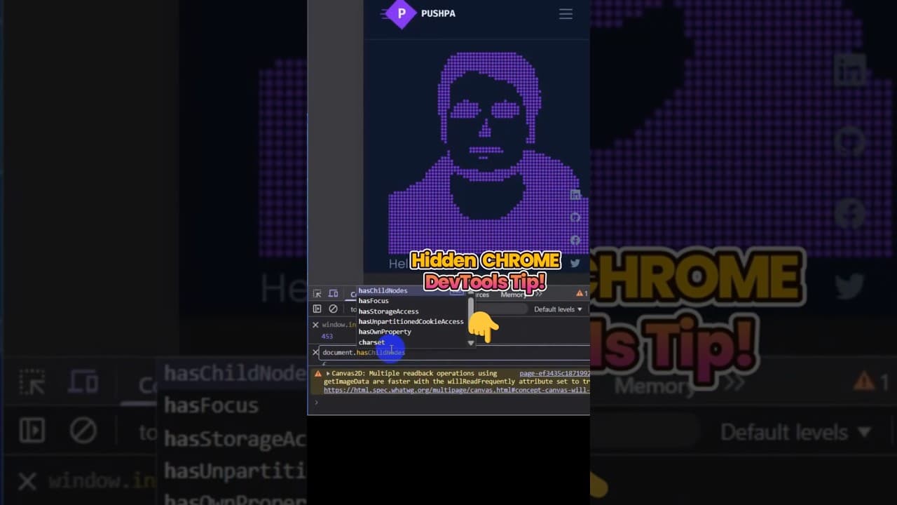 Thumbnail for video: Years Using DevTools, Just Learned THIS! 😳