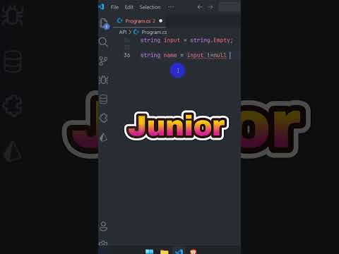 Junior vs Senior C# Coding – Default Value Handling #coding