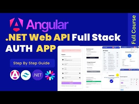 Thumbnail for Angular & .NET - Complete JWT Auth Tutorial (Roles, Refresh Token, Reset Password)