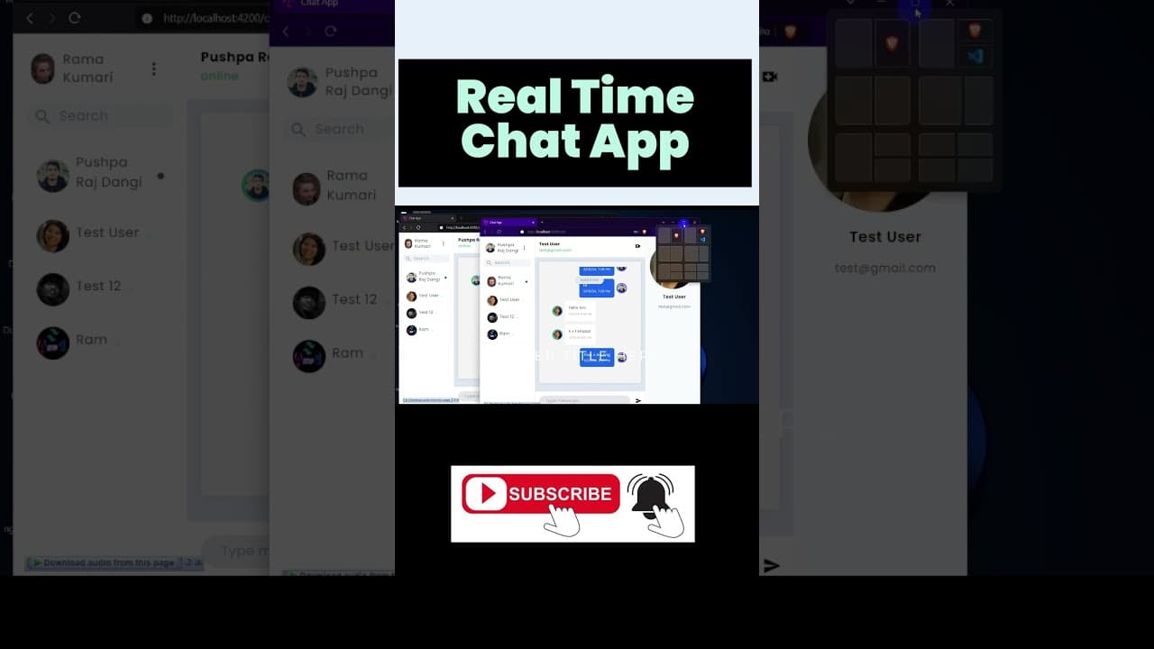 Thumbnail for video: 🤯 Angular 19 & .NET 9 Chat App in a Flash! #shorts