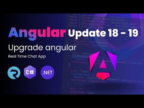 Thumbnail for Guide to update your Angular application from 18  to 19