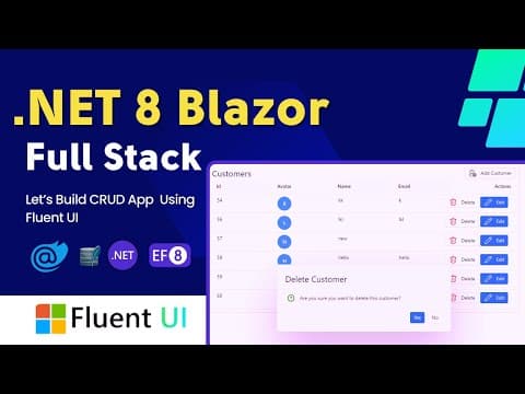 Thumbnail for ASP.NET Core Blazor Full-Stack Course: Build a Modern App with Fluent UI