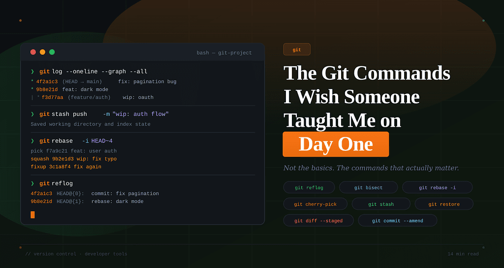 The Git Commands I Wish Someone Taught Me on Day One