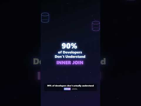 Thumbnail for INNER JOIN Explained in 37 Seconds #sql