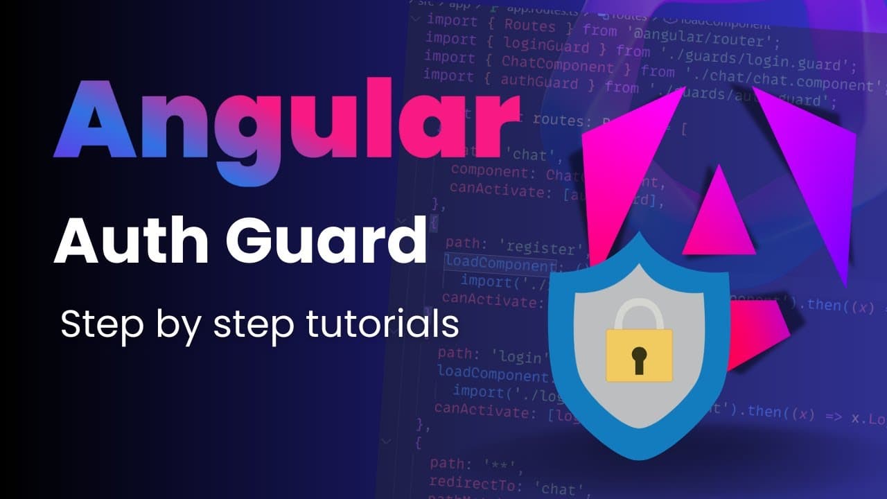 Thumbnail for video: Angular Auth Guard & Wildcard Routes with ASP.NET Core SignalR | Full Guide for Secure Routing