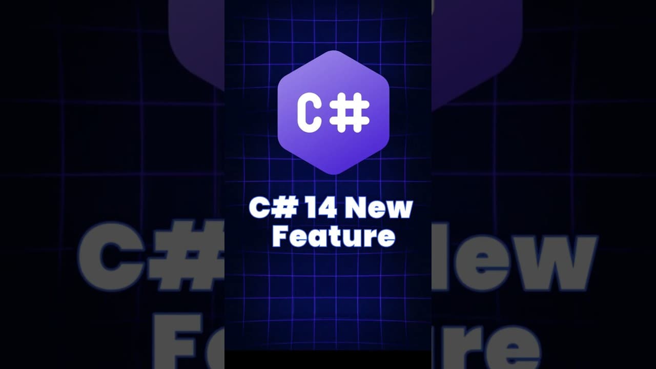 Thumbnail for video: C# 14 New Feature #dotnet #csharp14 #coding