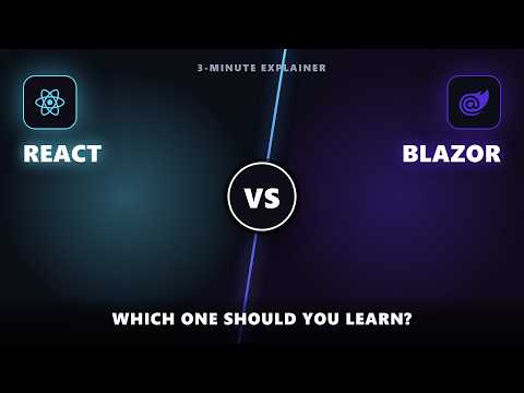 Thumbnail for Blazor vs React: Why C# Developers Are Switching (3-Minute Explainer)