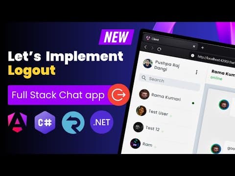 Thumbnail for Implement Secure Logout in a Full-Stack Chat App | Angular & ASP.NET Core