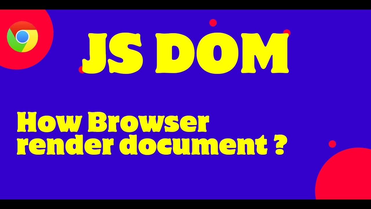 Thumbnail for video: How Browsers Render Documents: A Deep Dive into Web Page Rendering