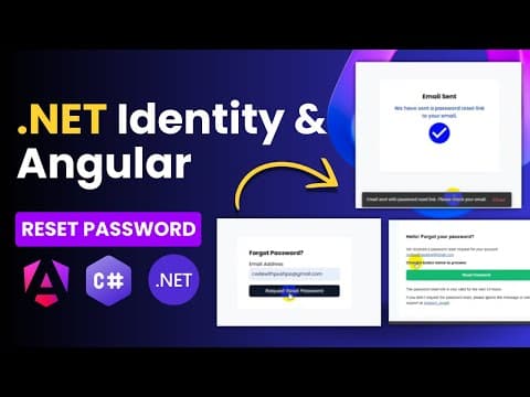 Thumbnail for Reset Password In Angular & .NET Web API JWT Tutorial