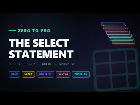 Thumbnail for The SELECT Statement Explained (Zero to Pro)