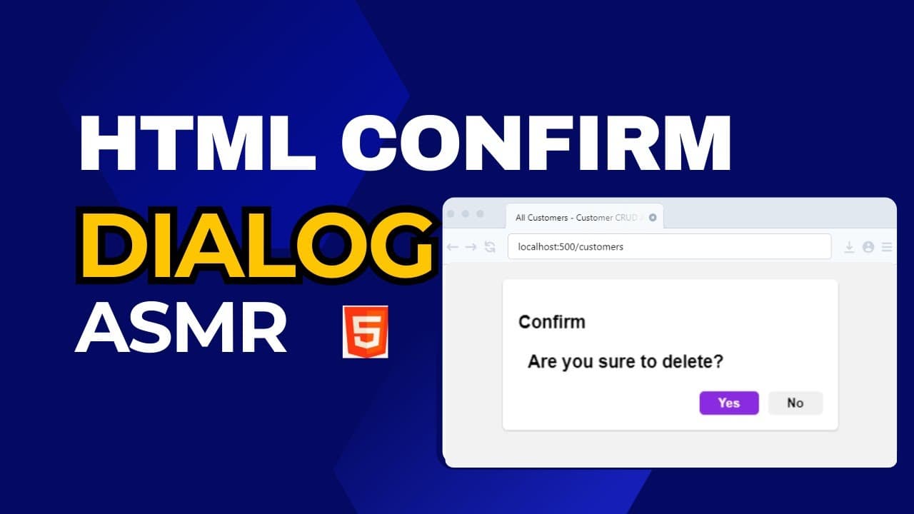 Thumbnail for video: HTML Dialog Without JS Exploration with ASMR Coding 🌟
