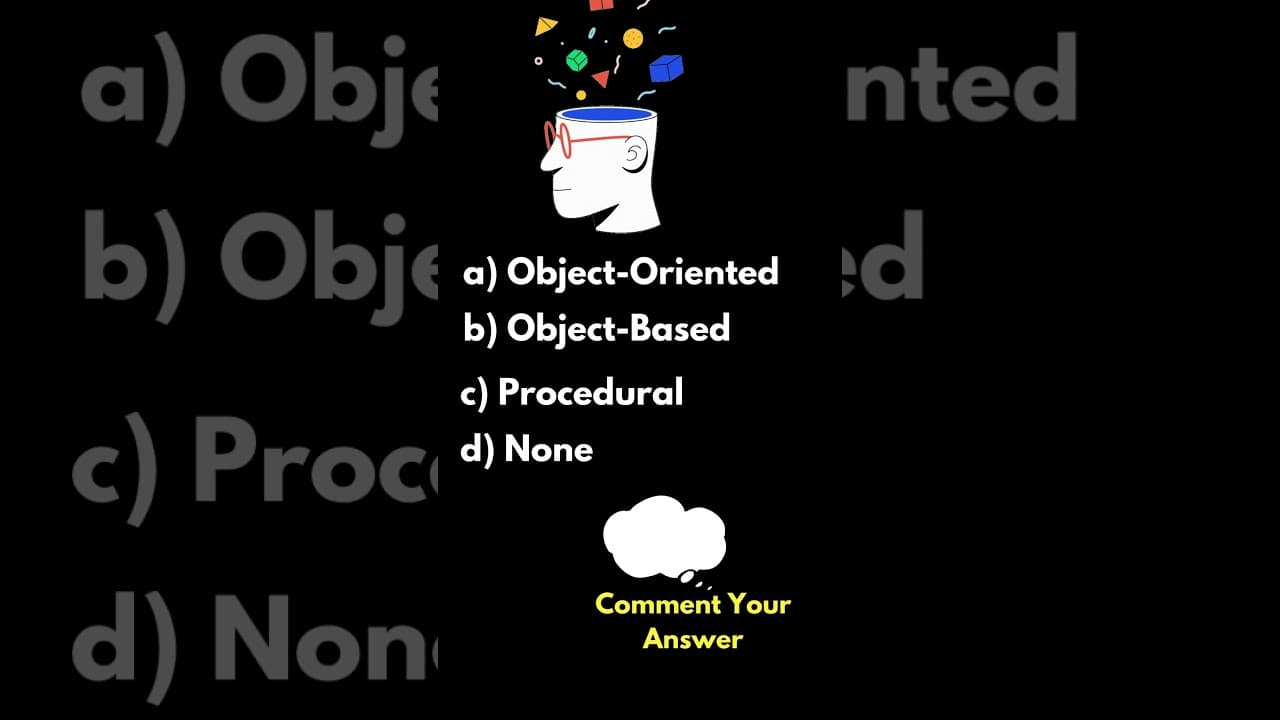 Thumbnail for video: JavaScript QUIZ Day 1 ||Javascript is an _______ language?
