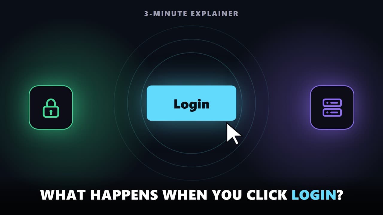 Thumbnail for video: What Happens When You Click "Login"? (5 Things Happening Behind Your Back)
