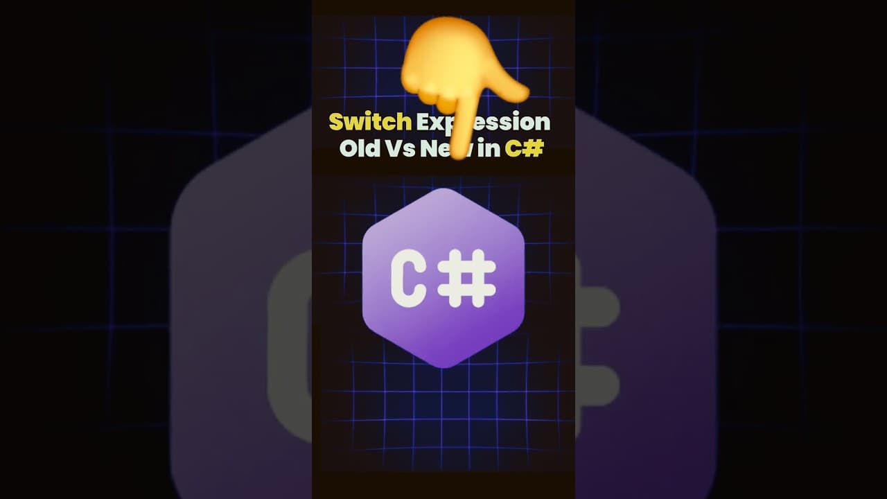 Thumbnail for video: OLD Vs NEW Switch Statements | C# Quick Demo 🚀