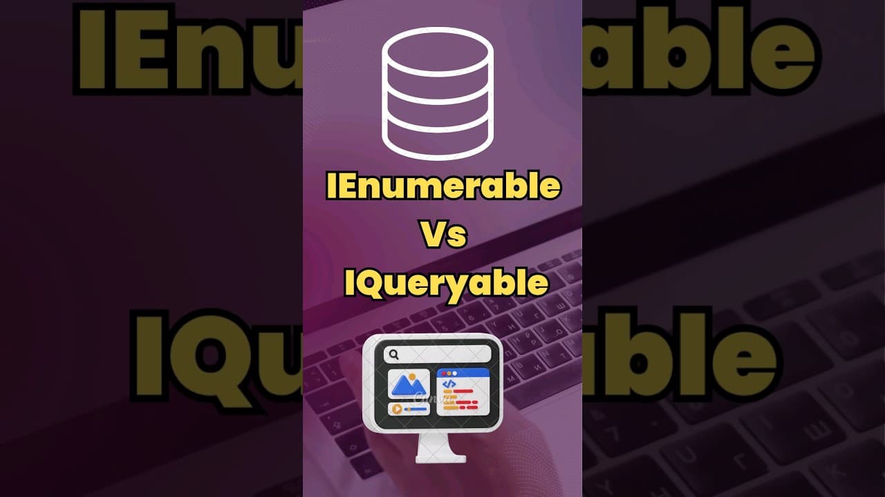 Thumbnail for video: IQuerable Vs IEnumerable #coding #coding
